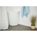 Kosz na bieliznę narożny 62 l SEOUL biały